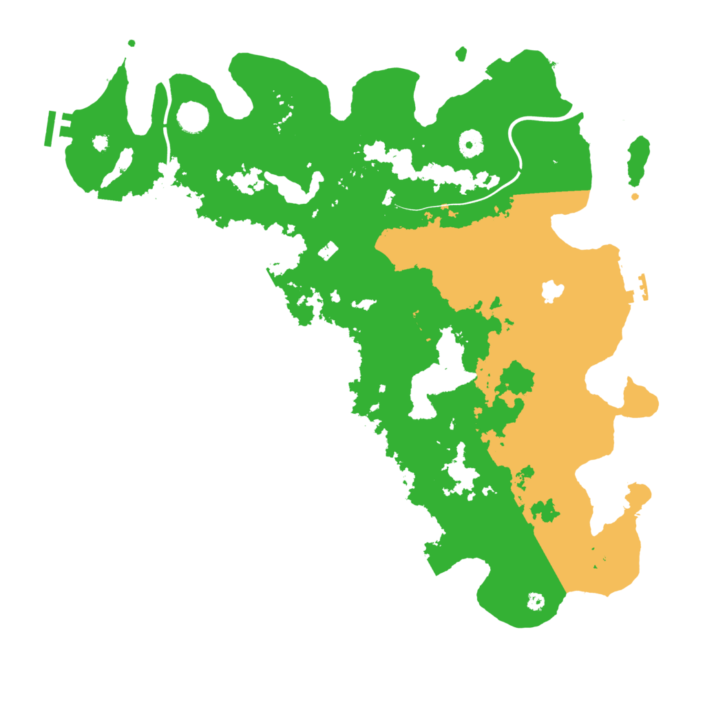 Biome Rust Map: Procedural Map, Size: 4000, Seed: 58313512