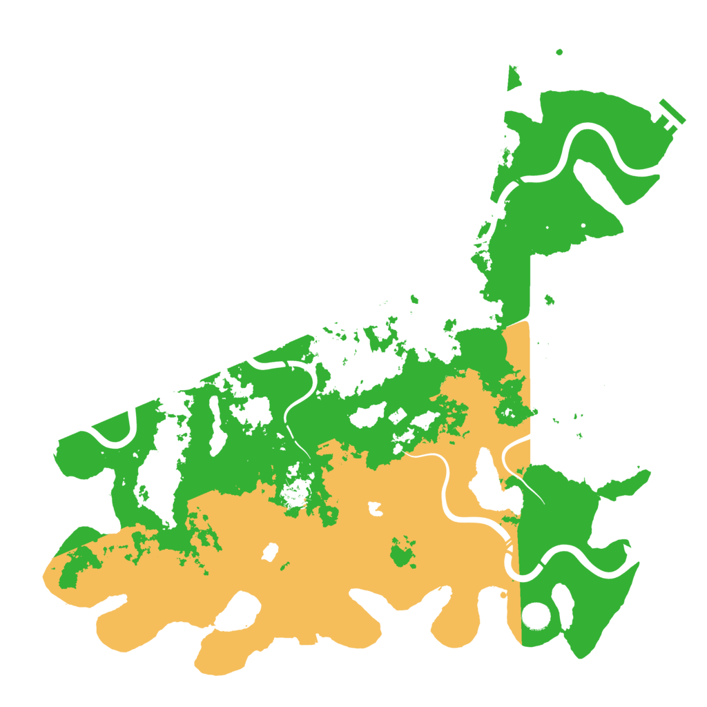 Biome Rust Map: Procedural Map, Size: 4500, Seed: 1401000722