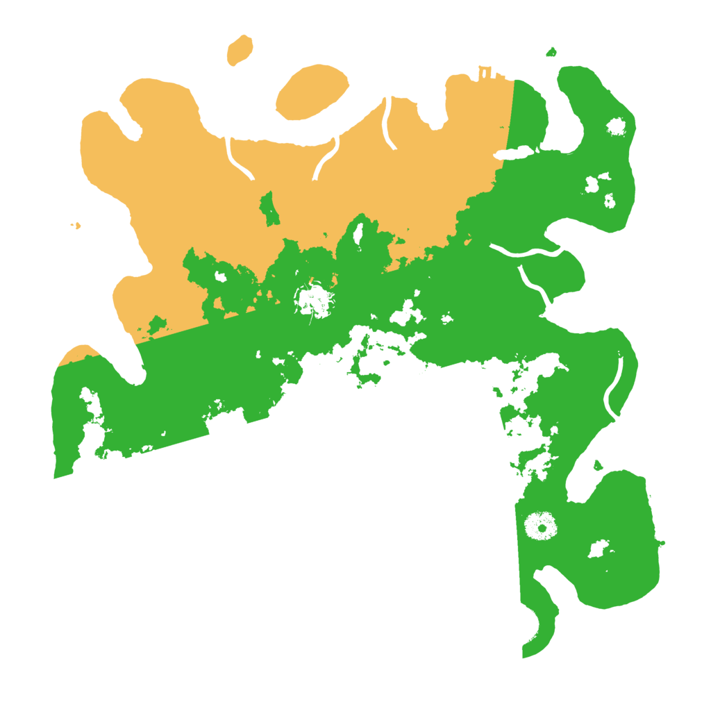 Biome Rust Map: Procedural Map, Size: 3500, Seed: 1083421250