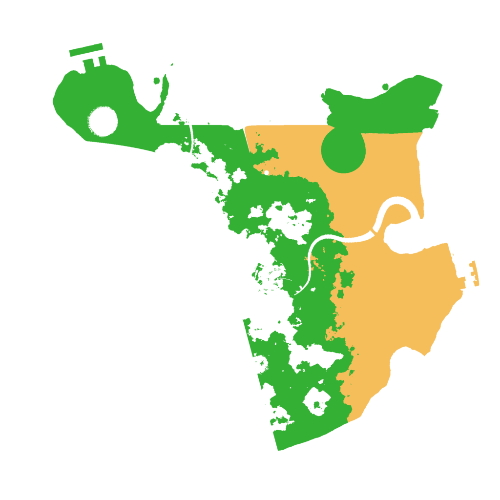 Biome Rust Map: Procedural Map, Size: 3000, Seed: 11099