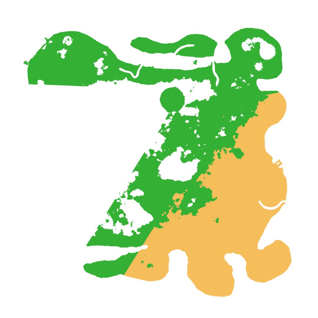 Biome Rust Map: Procedural Map, Size: 3500, Seed: 901602