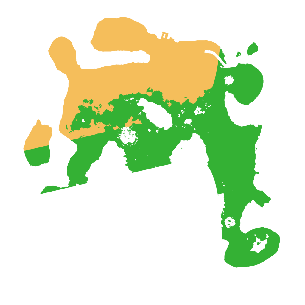 Biome Rust Map: Procedural Map, Size: 3000, Seed: 8765758