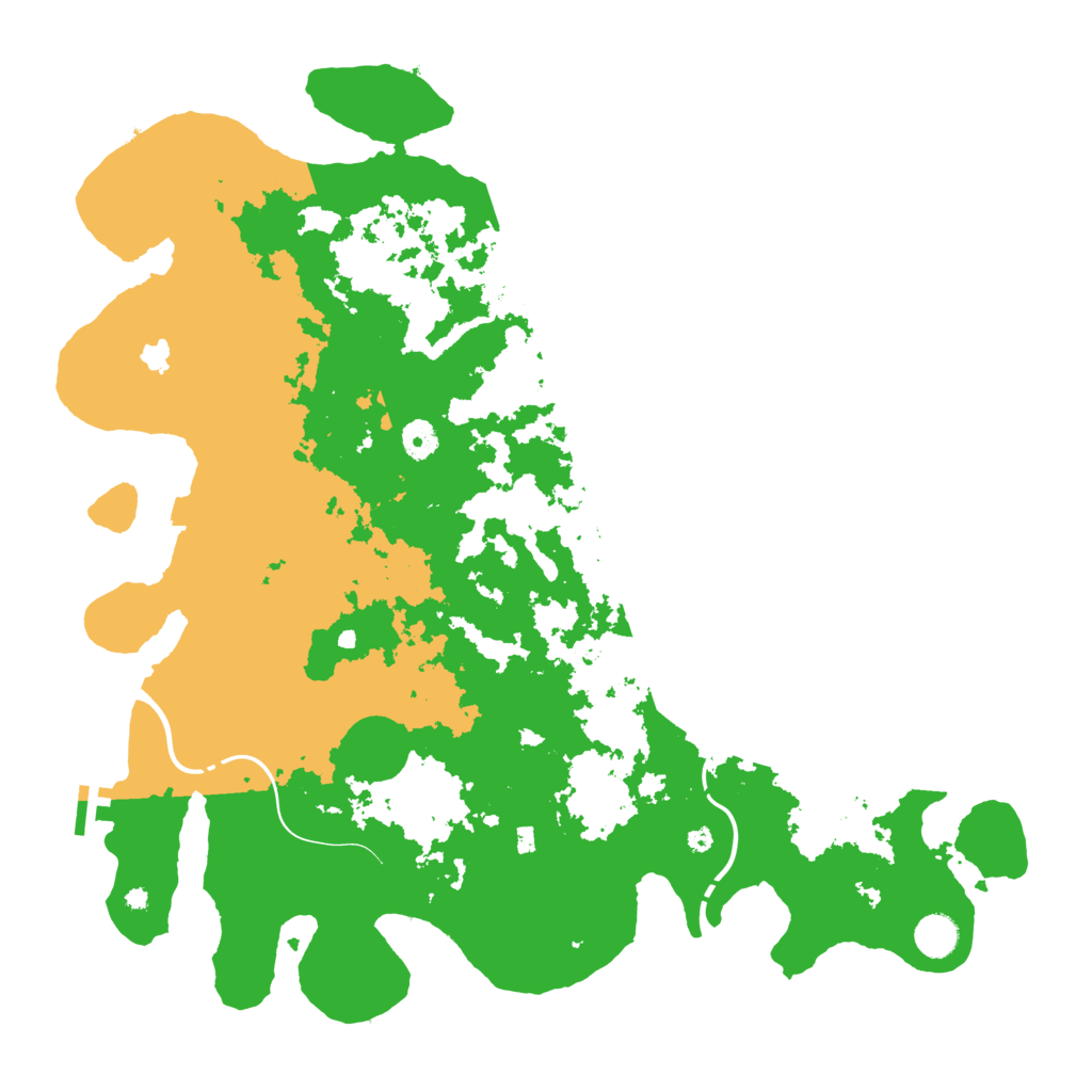Biome Rust Map: Procedural Map, Size: 4400, Seed: 61575034