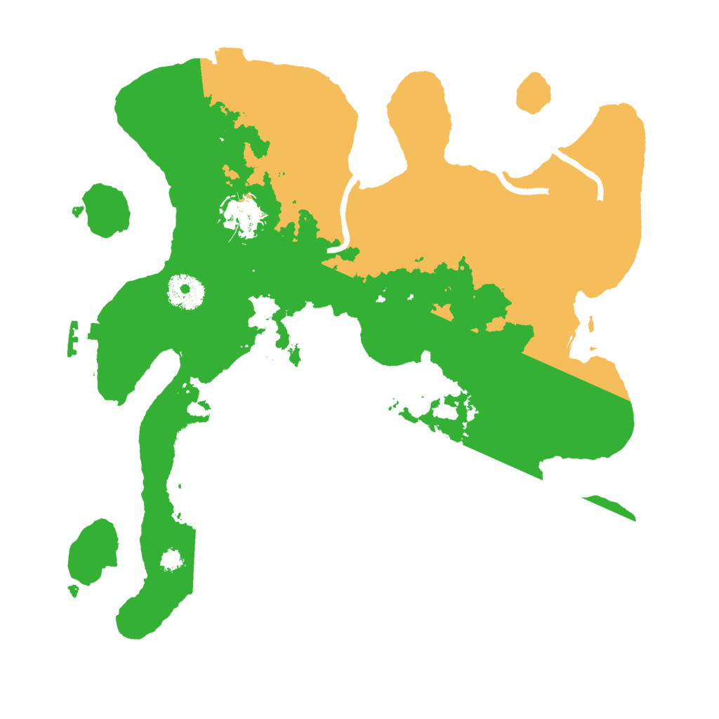 Biome Rust Map: Procedural Map, Size: 3000, Seed: 112213182