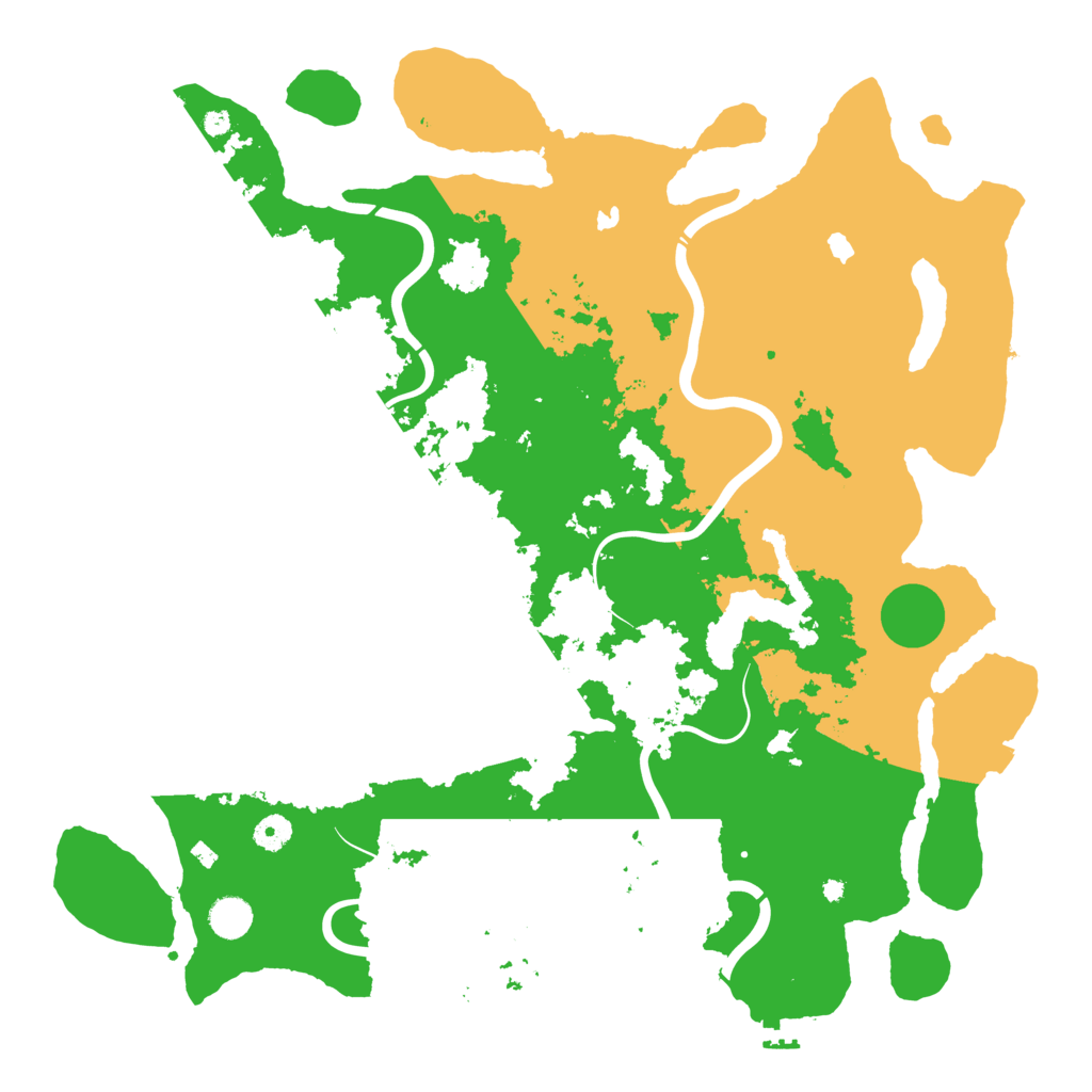 Biome Rust Map: Procedural Map, Size: 4500, Seed: 56520