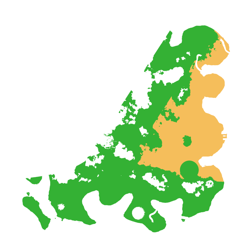 Biome Rust Map: Procedural Map, Size: 3500, Seed: 1429185200