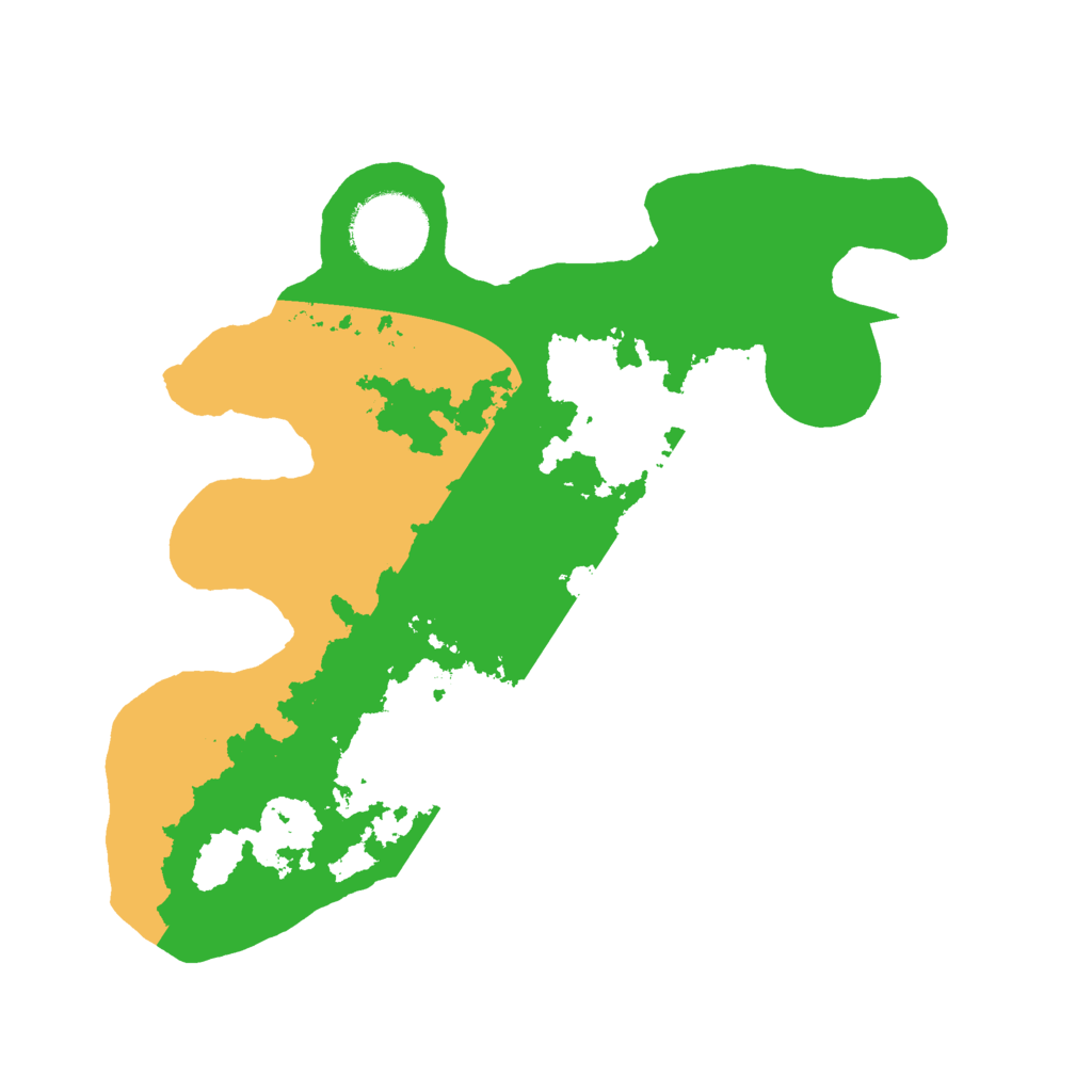 Biome Rust Map: Barren, Size: 2500, Seed: 113147243