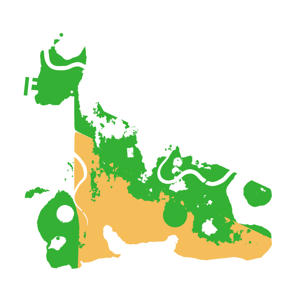 Biome Rust Map: Procedural Map, Size: 3250, Seed: 6123