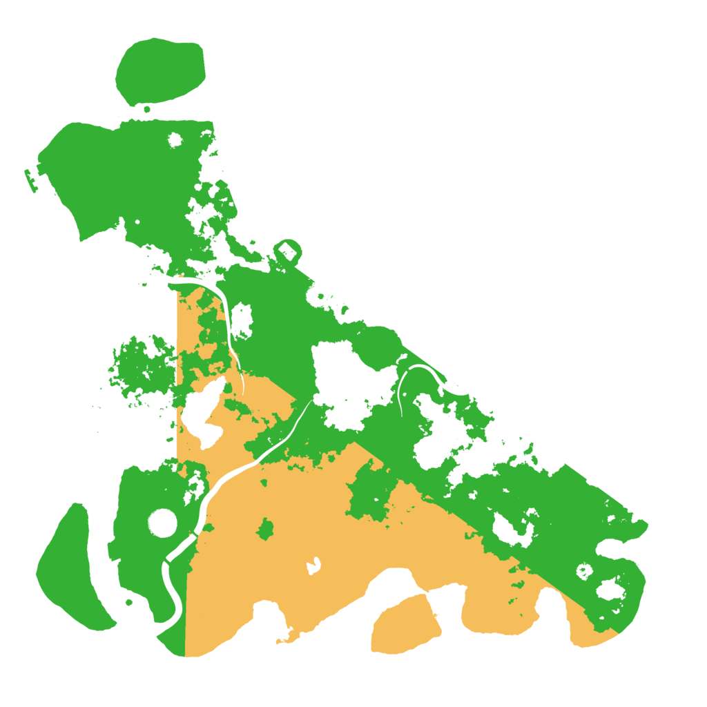 Biome Rust Map: Procedural Map, Size: 4400, Seed: 58248144