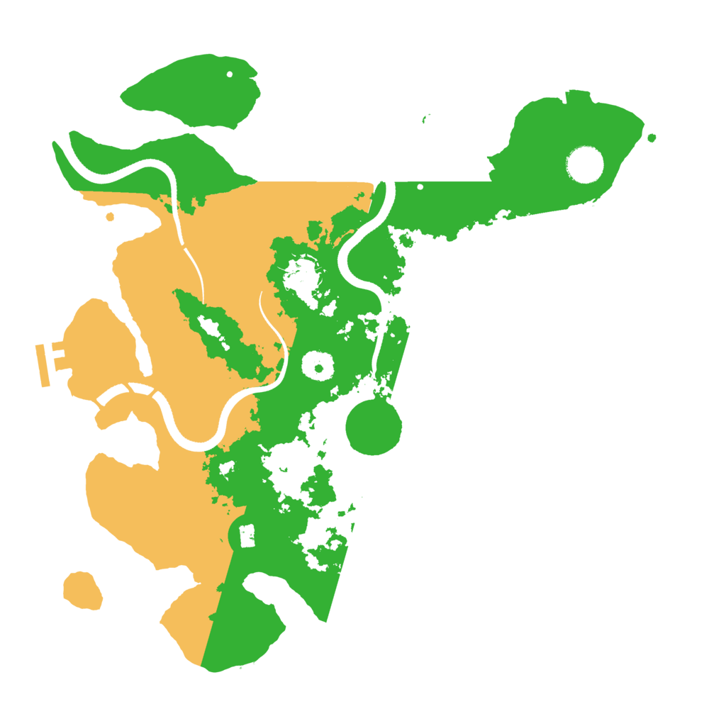 Biome Rust Map: Procedural Map, Size: 3450, Seed: 95600986