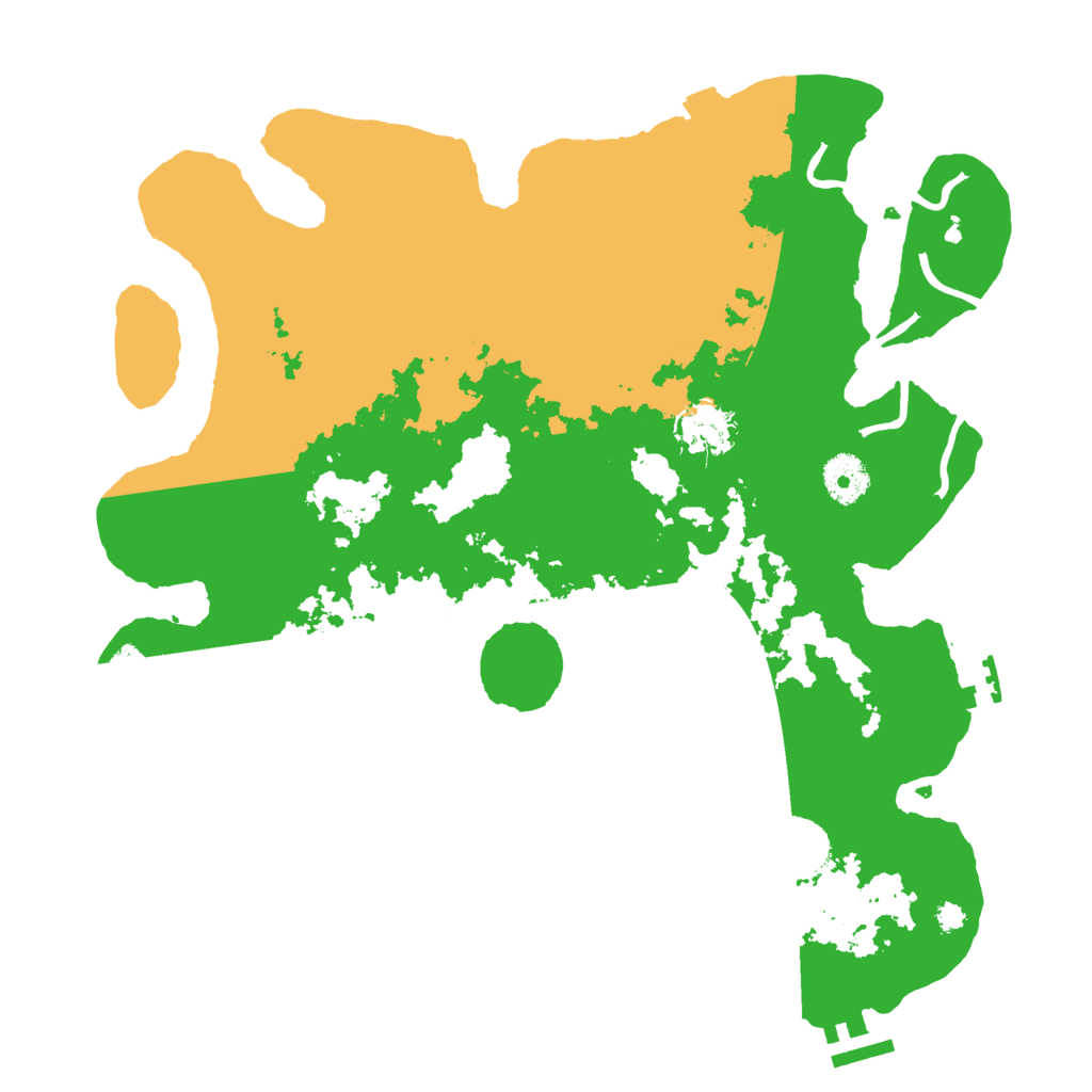 Biome Rust Map: Procedural Map, Size: 3500, Seed: 1750296970