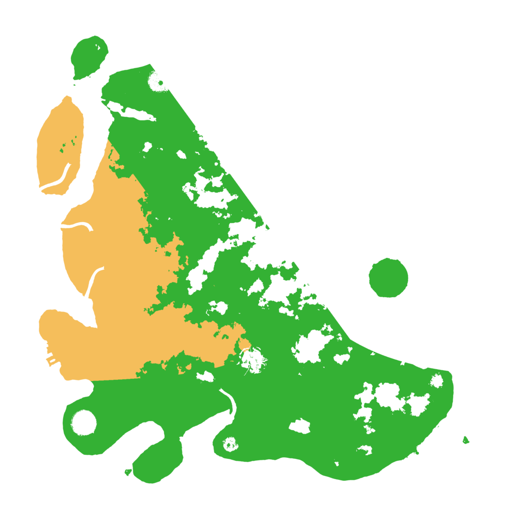 Biome Rust Map: Procedural Map, Size: 3700, Seed: 298125382