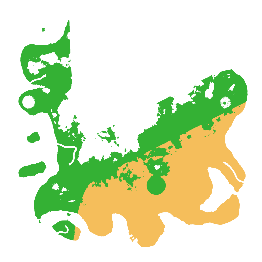 Biome Rust Map: Procedural Map, Size: 3650, Seed: 25274735