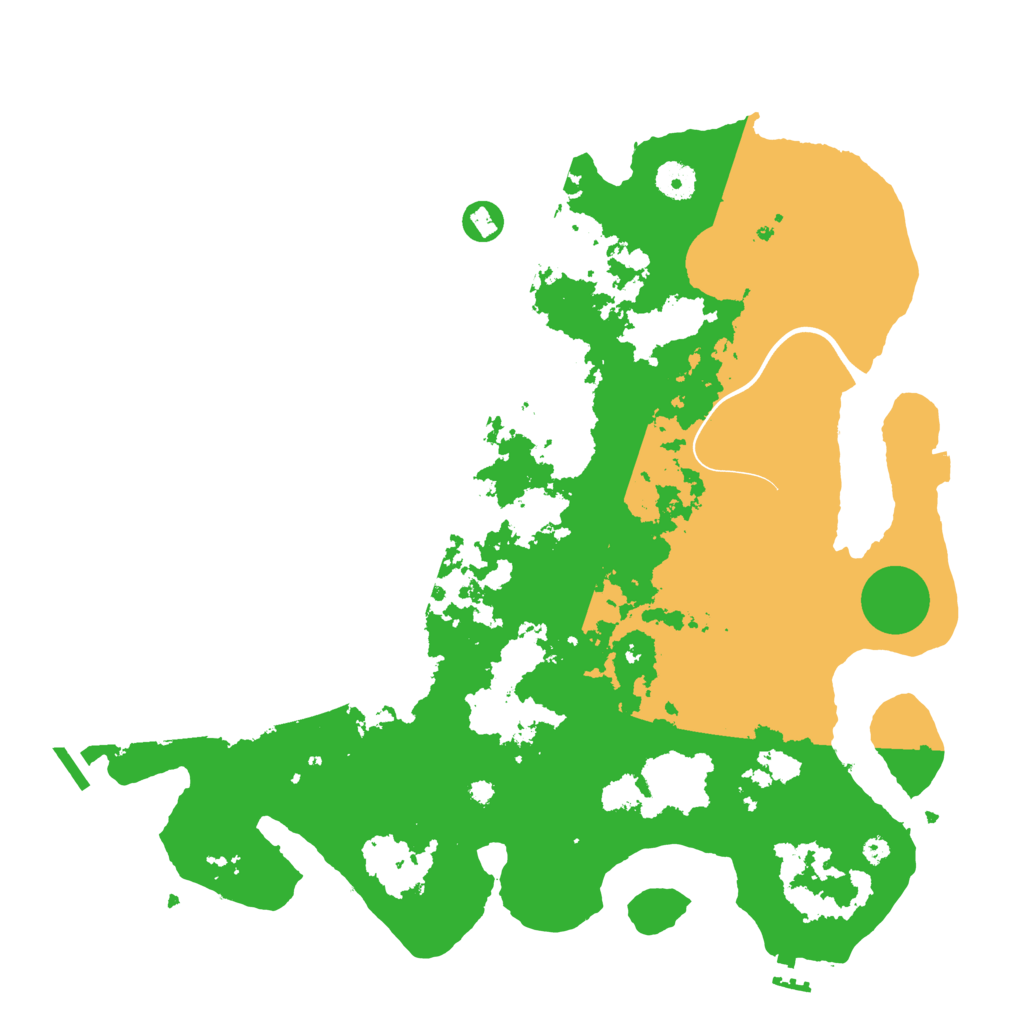 Biome Rust Map: Procedural Map, Size: 3950, Seed: 79259601