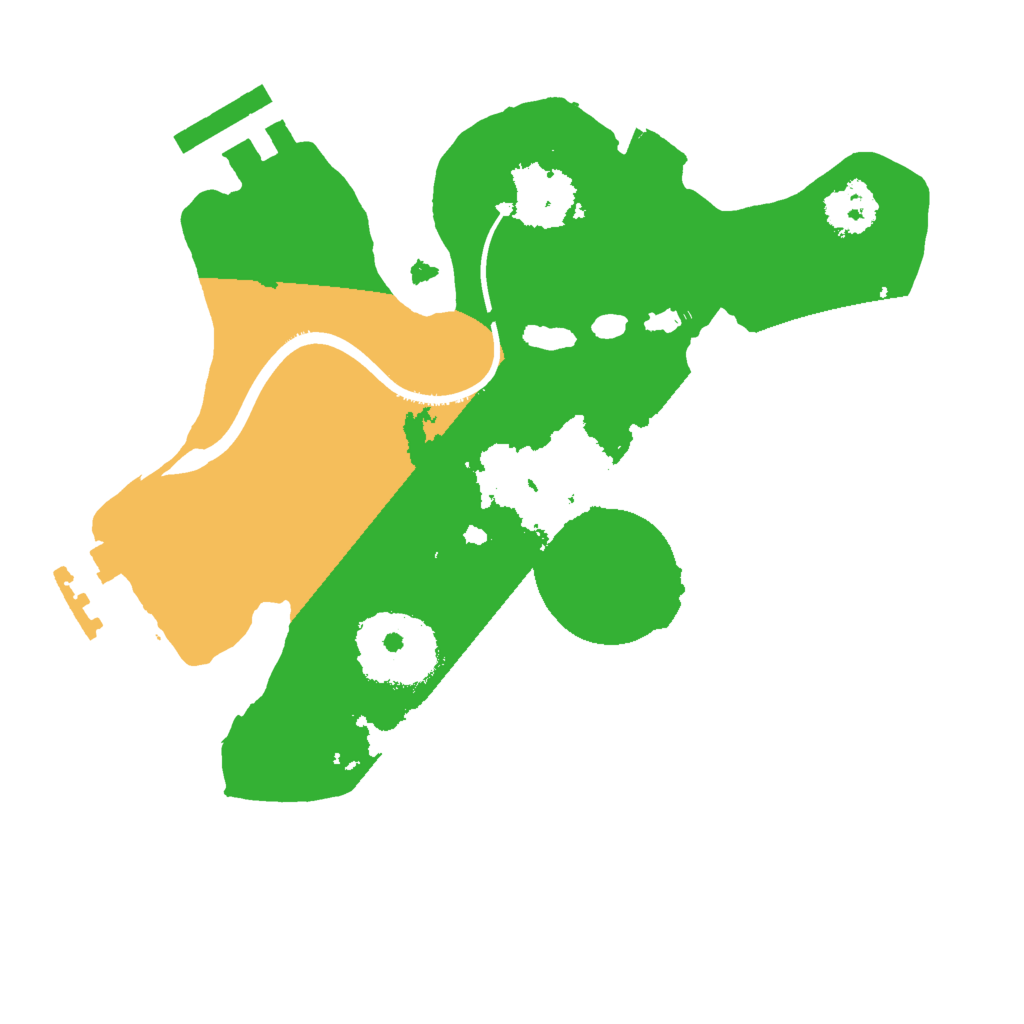 Biome Rust Map: Procedural Map, Size: 2000, Seed: 590320751