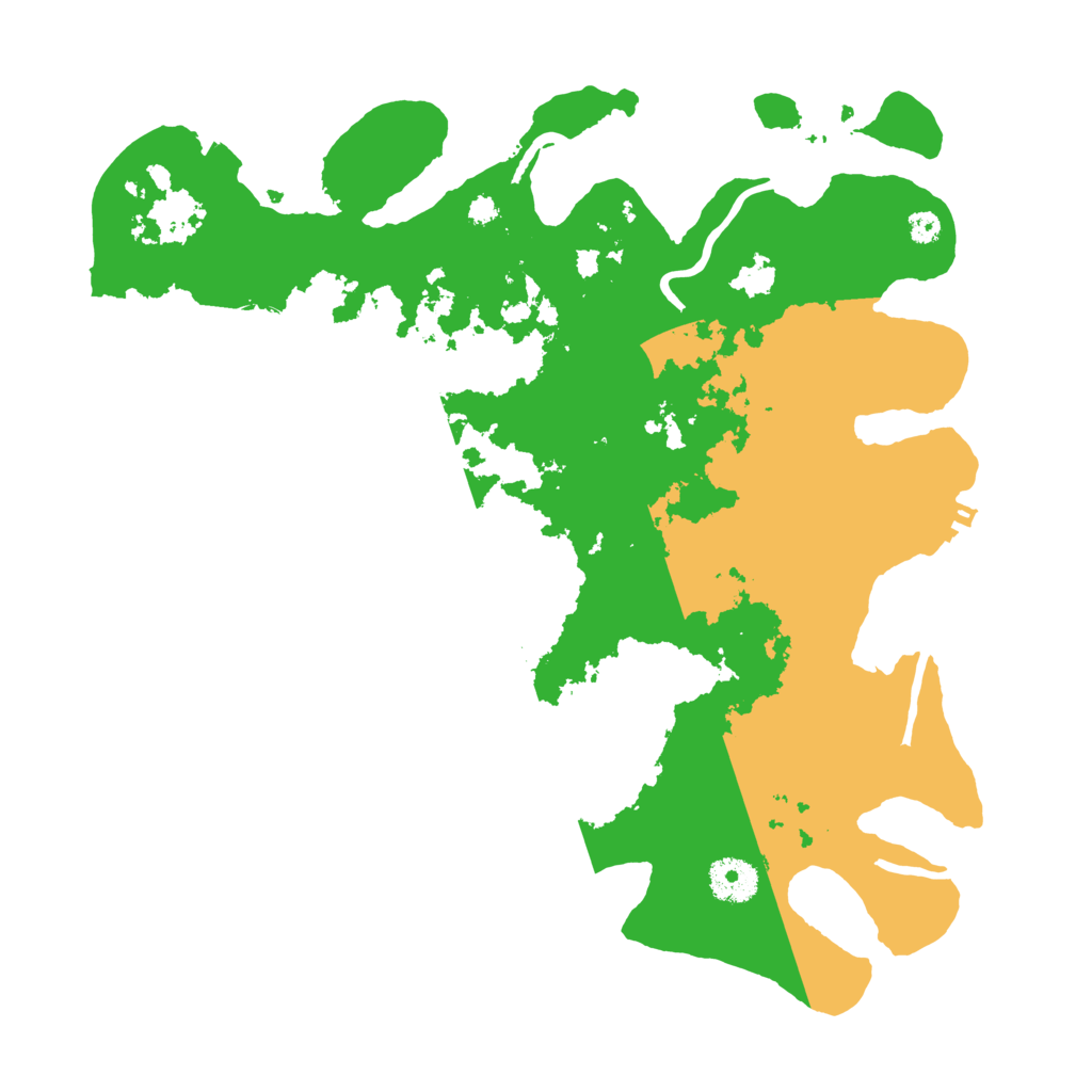 Biome Rust Map: Procedural Map, Size: 3500, Seed: 245877268
