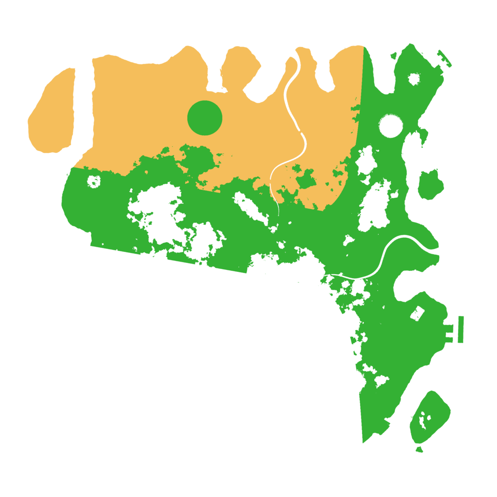Biome Rust Map: Procedural Map, Size: 3750, Seed: 45969315