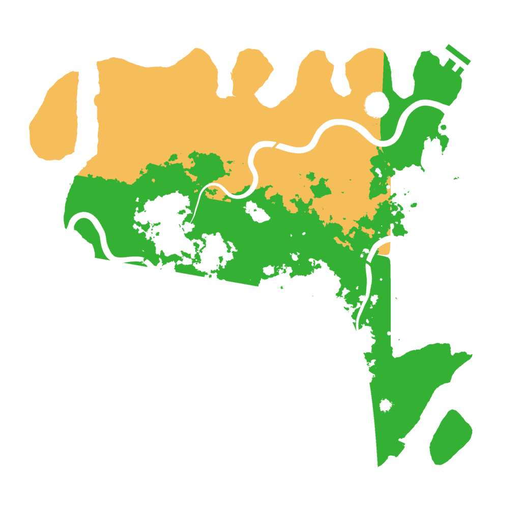 Biome Rust Map: Procedural Map, Size: 3750, Seed: 45969315