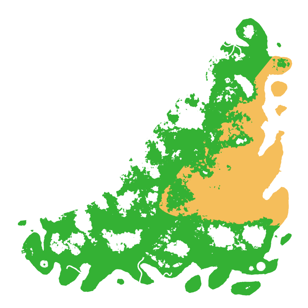 Biome Rust Map: Procedural Map, Size: 6000, Seed: 671990