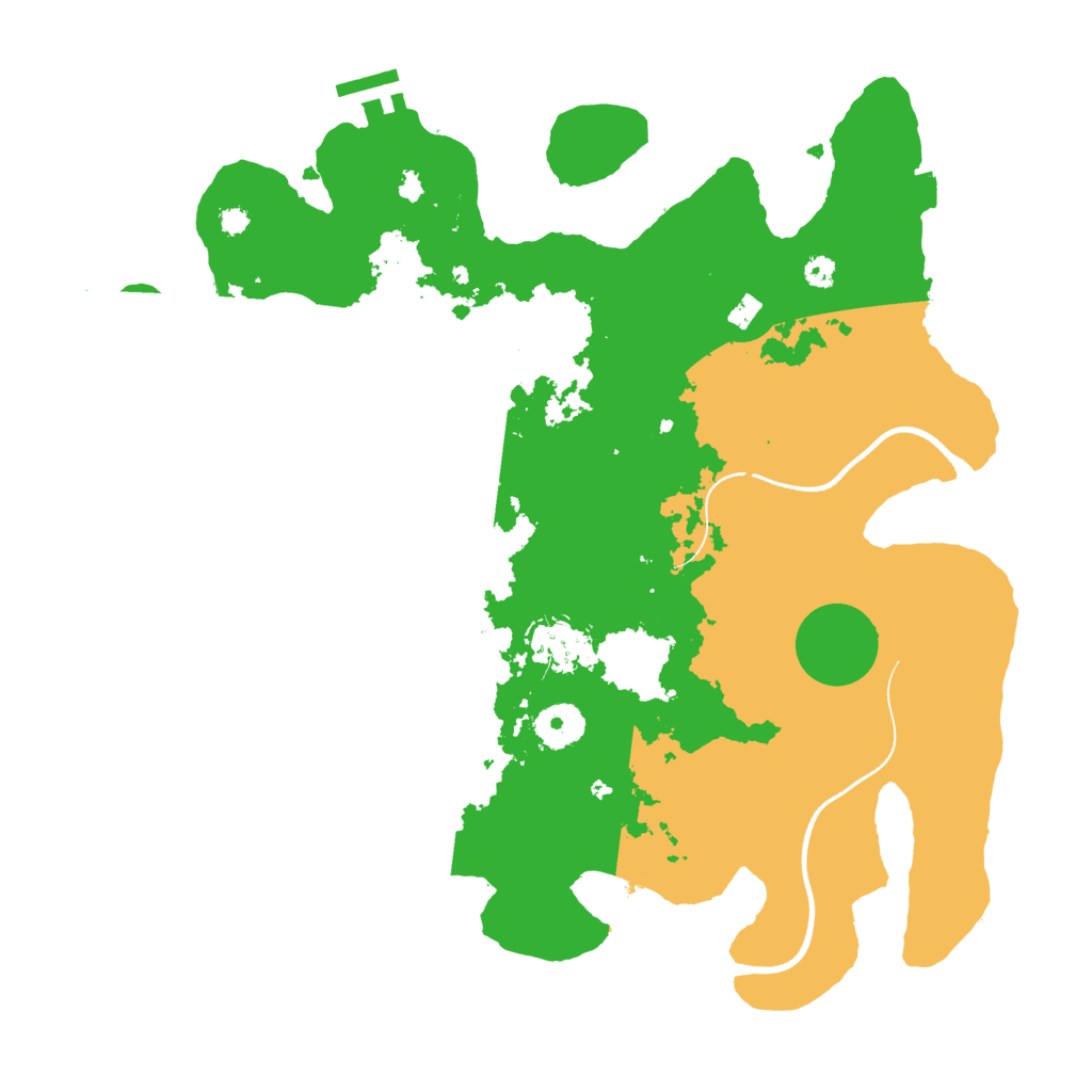 Biome Rust Map: Procedural Map, Size: 3500, Seed: 1914446178