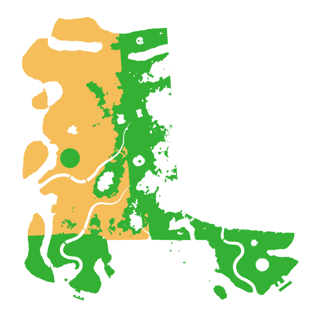 Biome Rust Map: Procedural Map, Size: 4300, Seed: 77994036