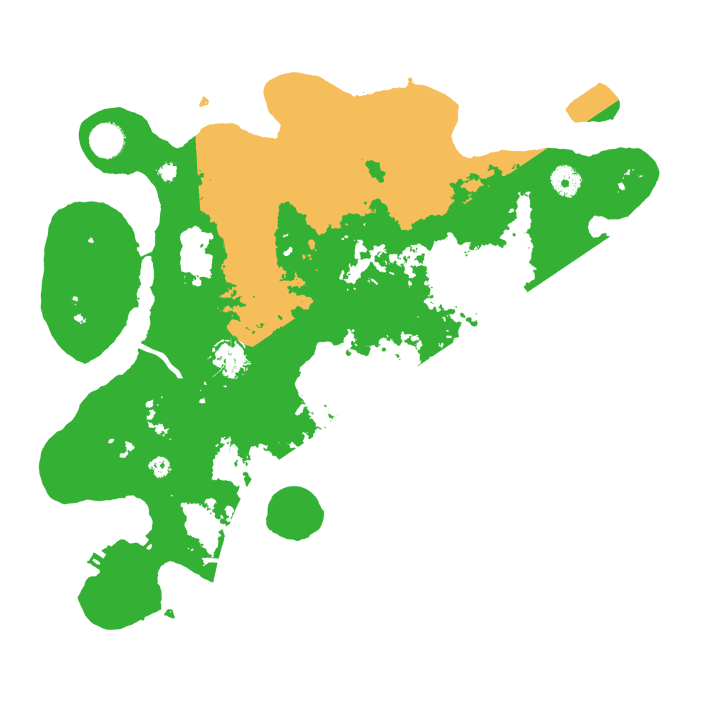 Biome Rust Map: Procedural Map, Size: 3600, Seed: 83794045