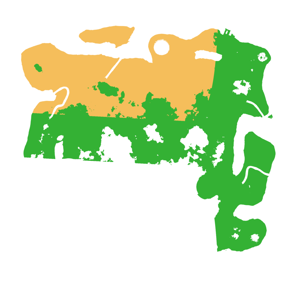 Biome Rust Map: Procedural Map, Size: 3400, Seed: 8890709