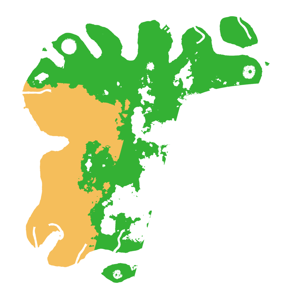 Biome Rust Map: Procedural Map, Size: 3500, Seed: 22746307