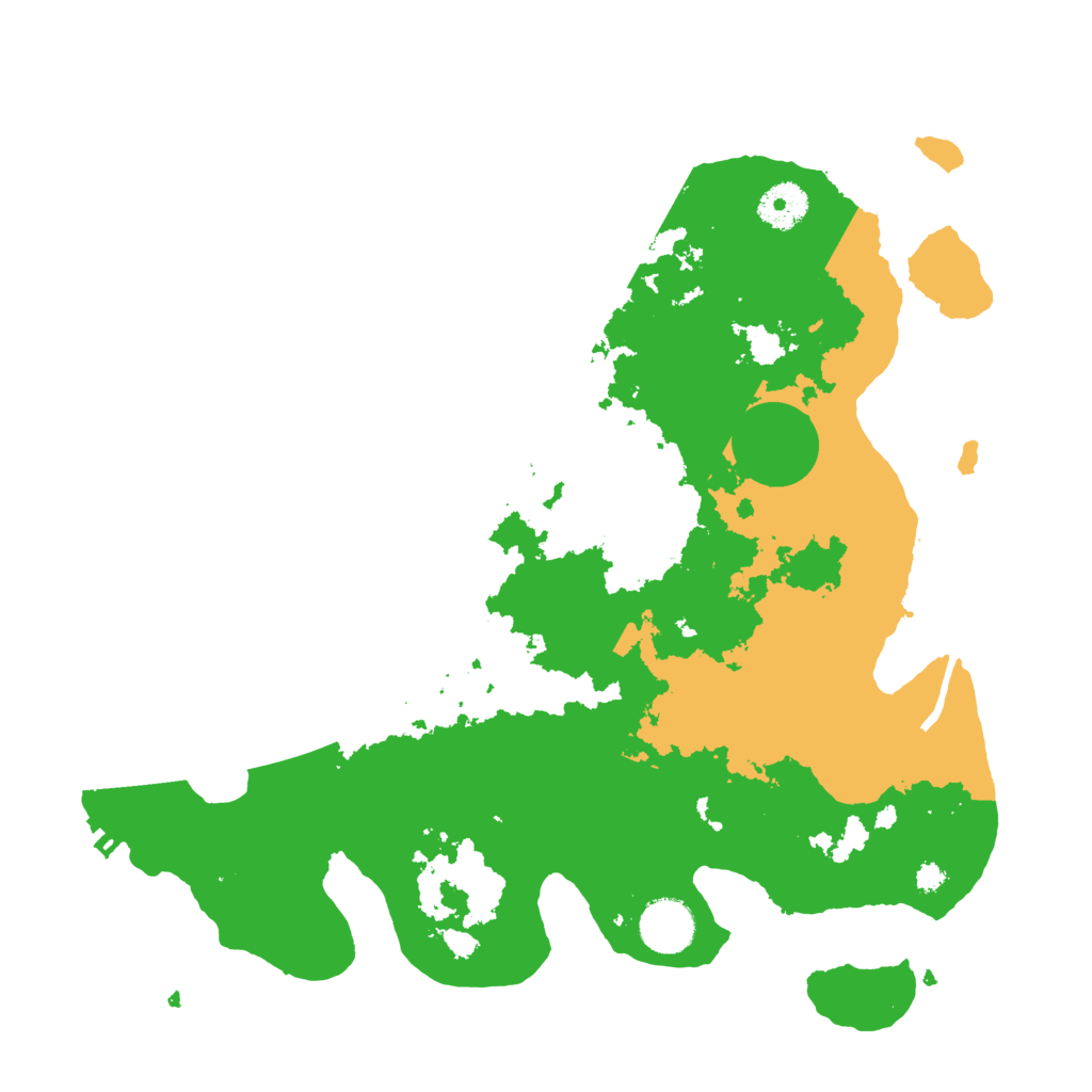 Biome Rust Map: Procedural Map, Size: 3500, Seed: 968776353