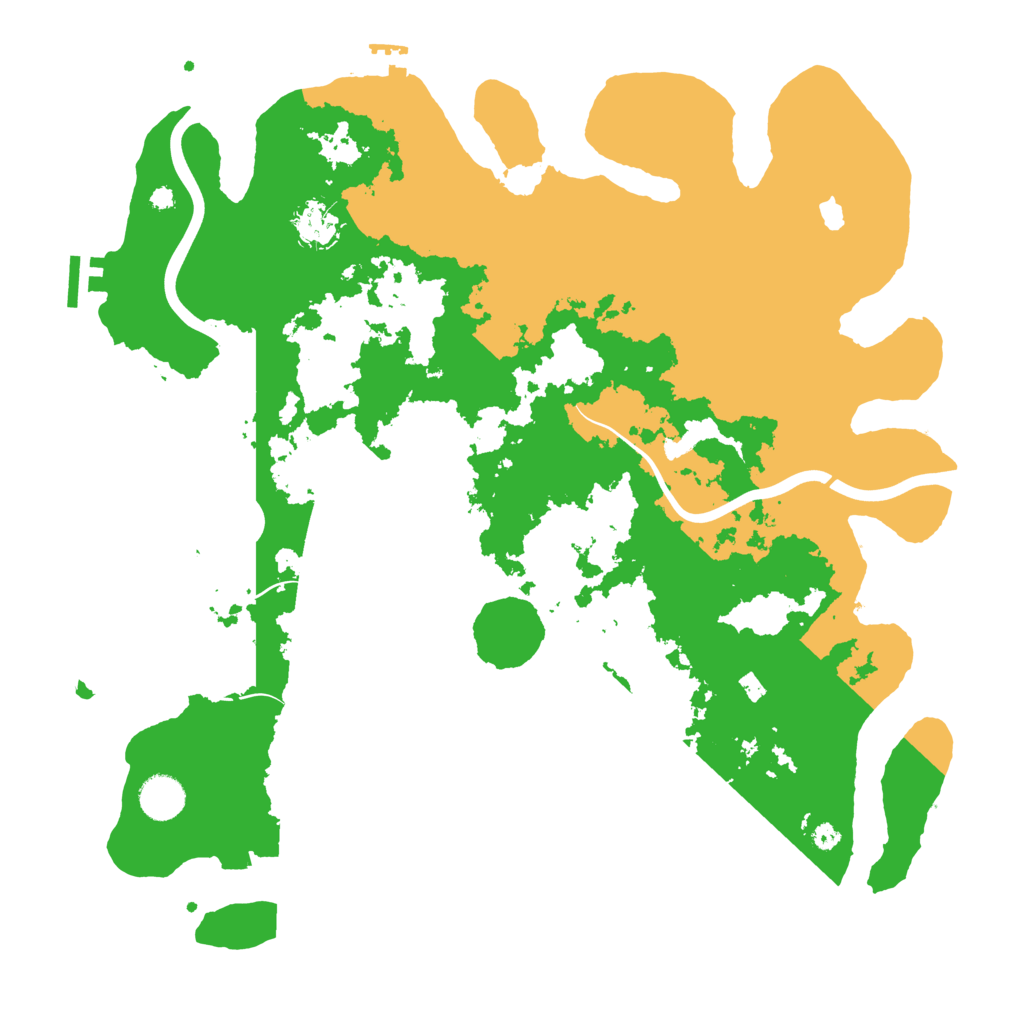 Biome Rust Map: Procedural Map, Size: 4000, Seed: 458021104