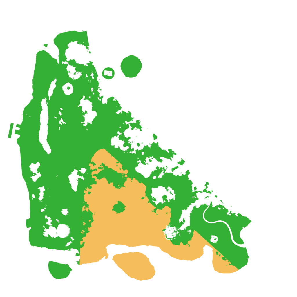 Biome Rust Map: Procedural Map, Size: 3950, Seed: 42183927