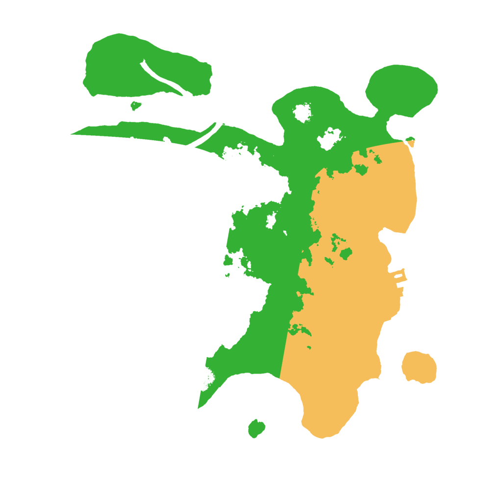 Biome Rust Map: Procedural Map, Size: 2500, Seed: 9862