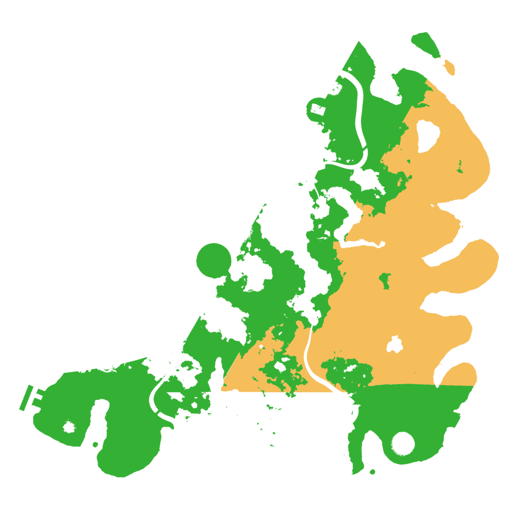 Biome Rust Map: Procedural Map, Size: 4000, Seed: 61495124