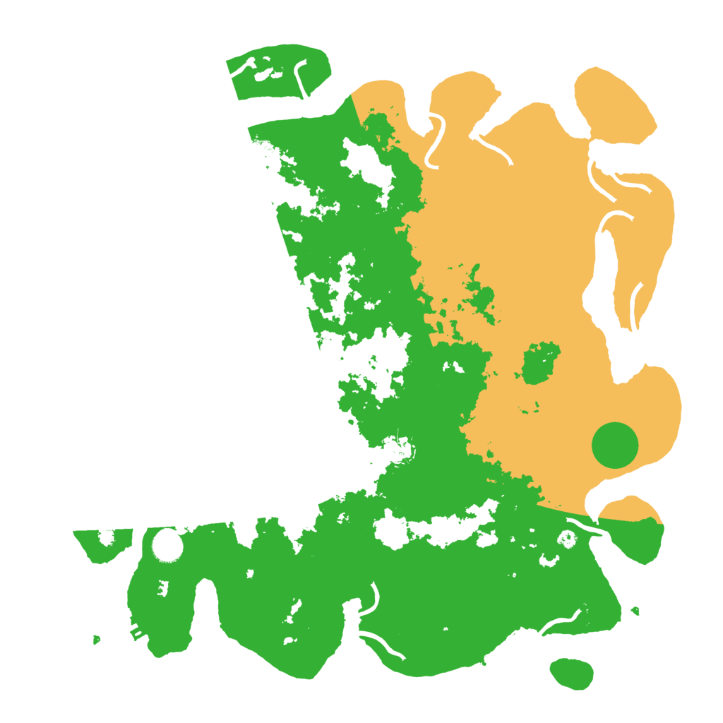 Biome Rust Map: Procedural Map, Size: 4100, Seed: 64447183