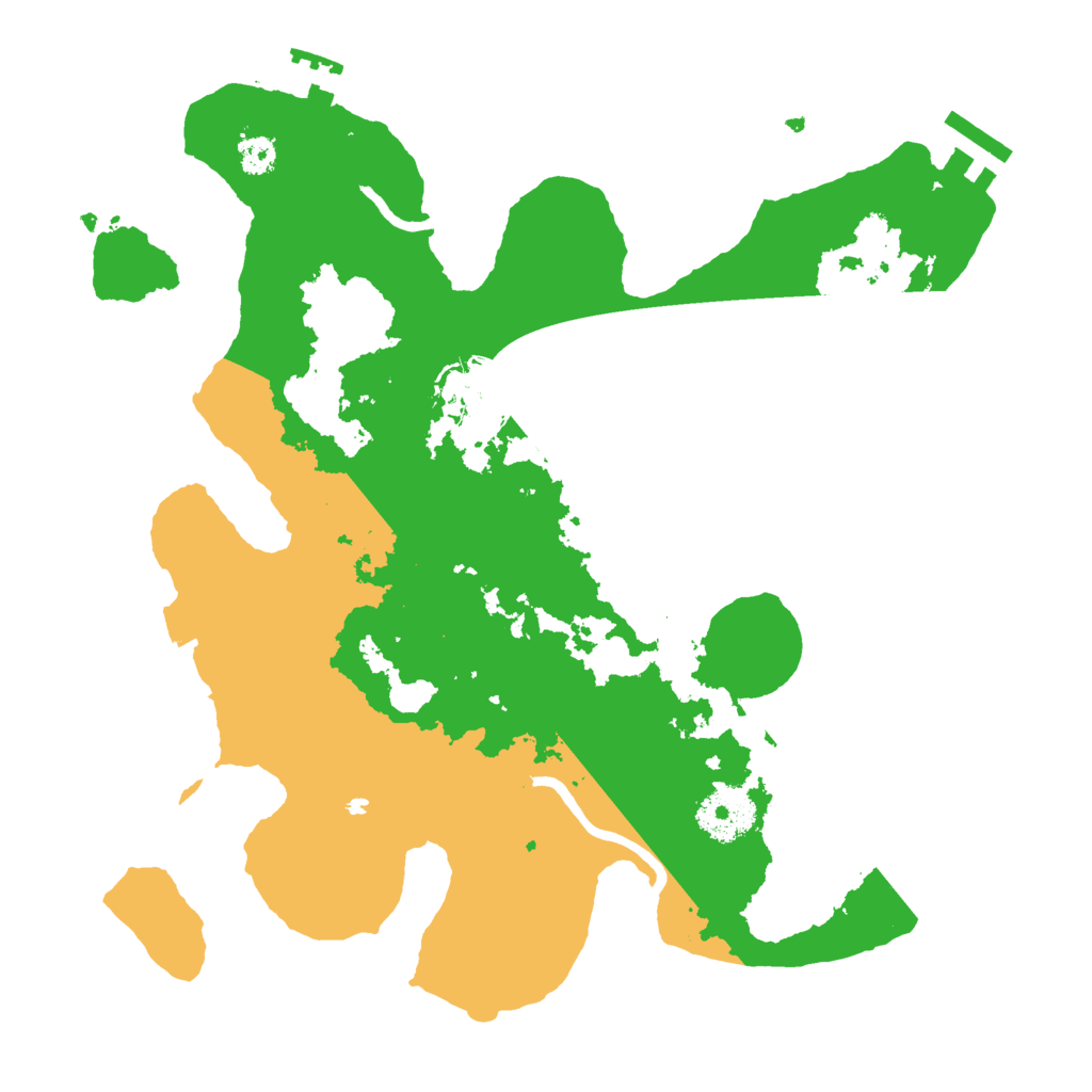 Biome Rust Map: Procedural Map, Size: 3000, Seed: 56513925
