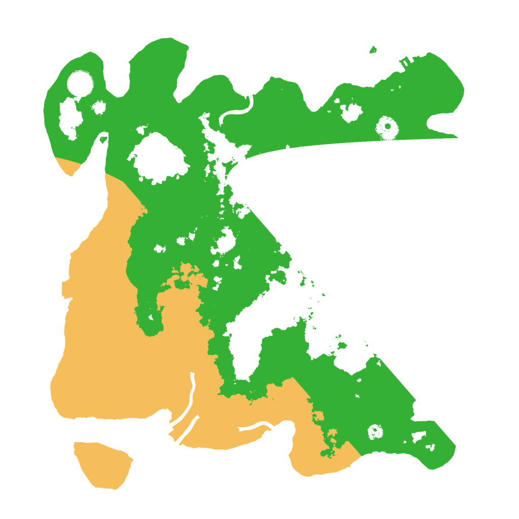 Biome Rust Map: Procedural Map, Size: 3500, Seed: 472189461