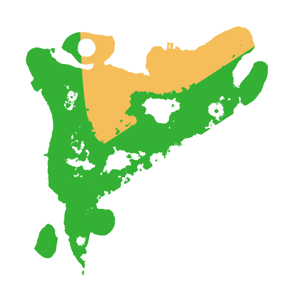 Biome Rust Map: Procedural Map, Size: 3000, Seed: 259757964