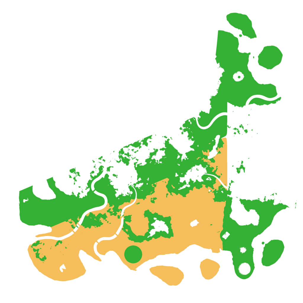 Biome Rust Map: Procedural Map, Size: 4500, Seed: 10435