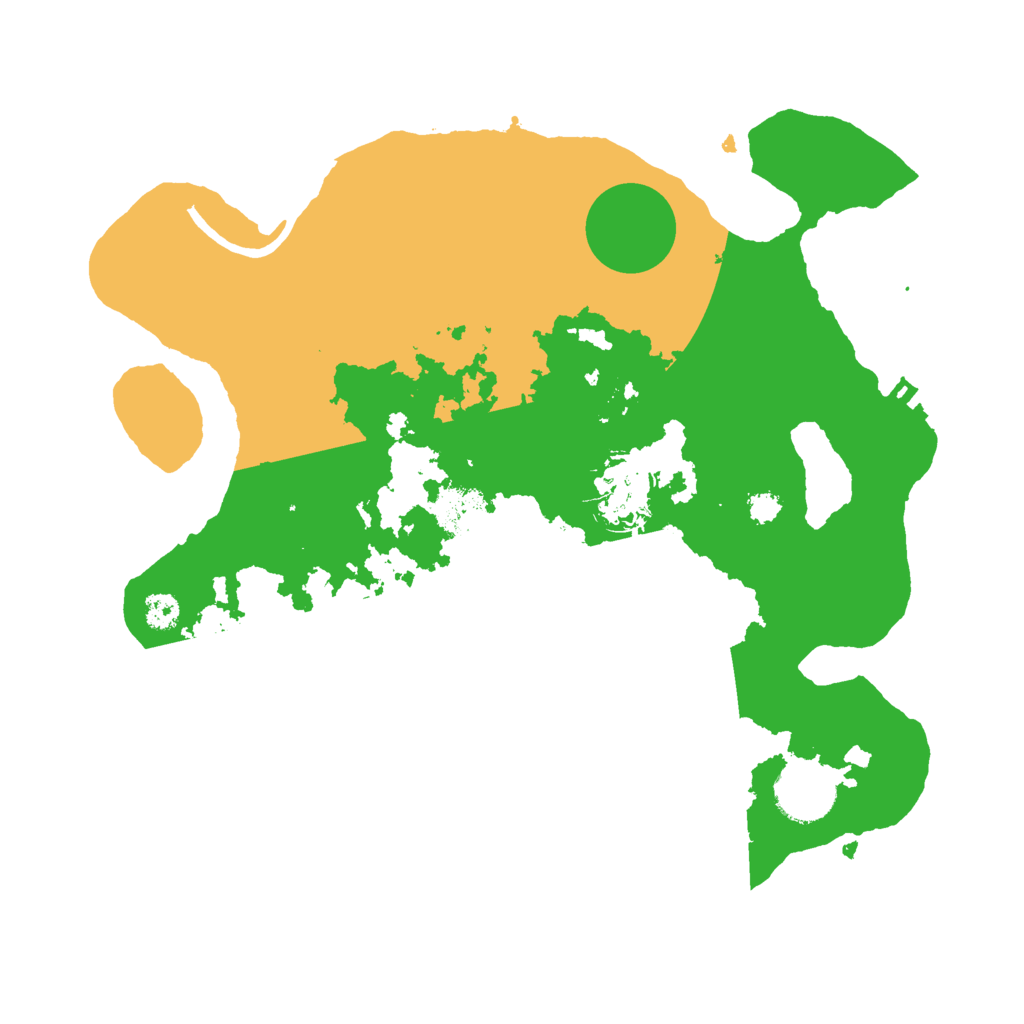 Biome Rust Map: Procedural Map, Size: 3000, Seed: 5033