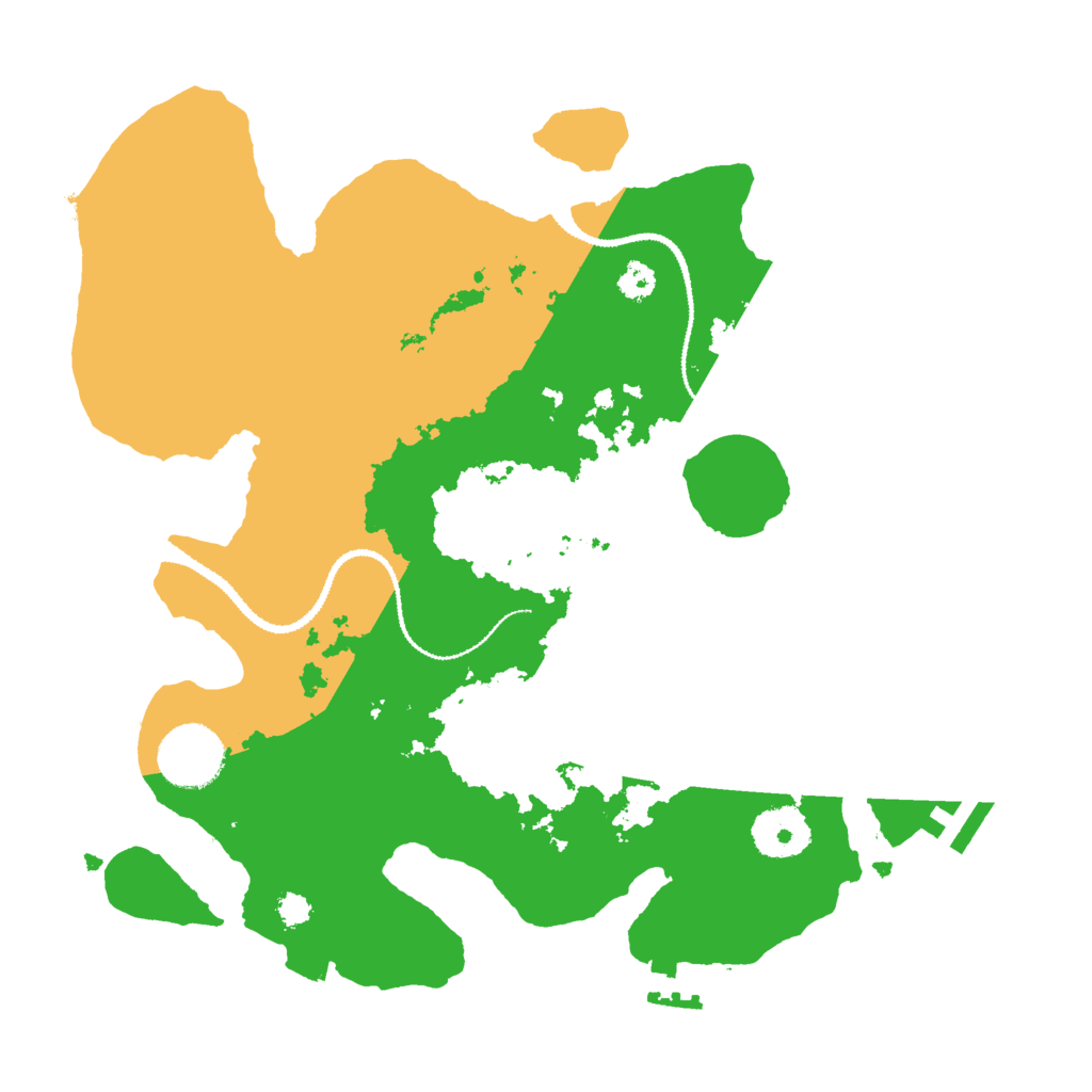 Biome Rust Map: Procedural Map, Size: 3000, Seed: 382112579