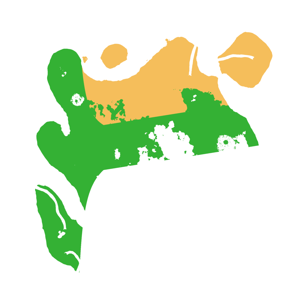 Biome Rust Map: Procedural Map, Size: 2500, Seed: 278431395