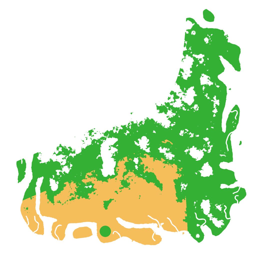 Biome Rust Map: Procedural Map, Size: 6000, Seed: 985692216