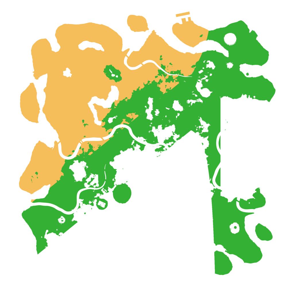 Biome Rust Map: Procedural Map, Size: 4250, Seed: 1000406486