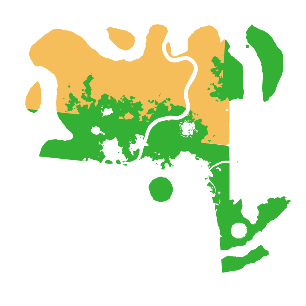 Biome Rust Map: Procedural Map, Size: 3500, Seed: 1772296573