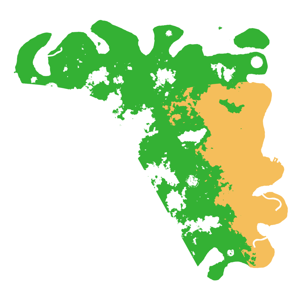 Biome Rust Map: Procedural Map, Size: 4500, Seed: 6498785