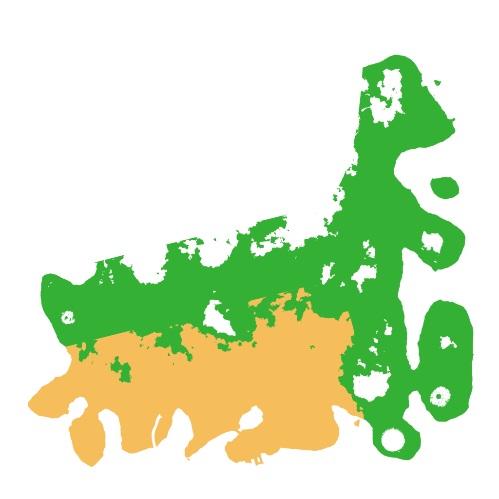 Biome Rust Map: Procedural Map, Size: 3850, Seed: 22324975