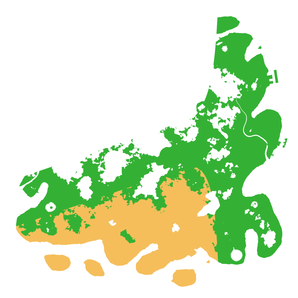 Biome Rust Map: Procedural Map, Size: 4600, Seed: 4520231