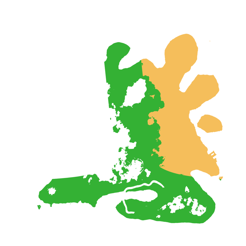 Biome Rust Map: Procedural Map, Size: 3000, Seed: 31496