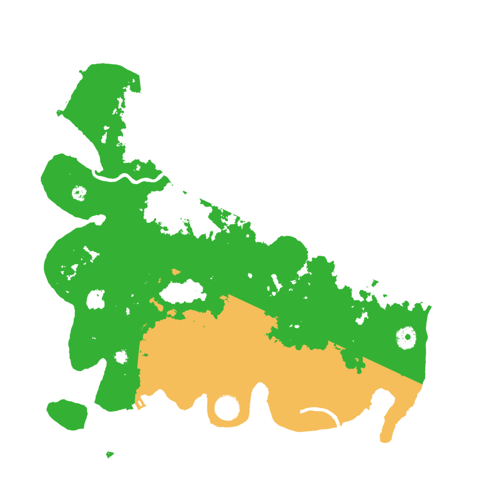 Biome Rust Map: Procedural Map, Size: 3500, Seed: 509035424