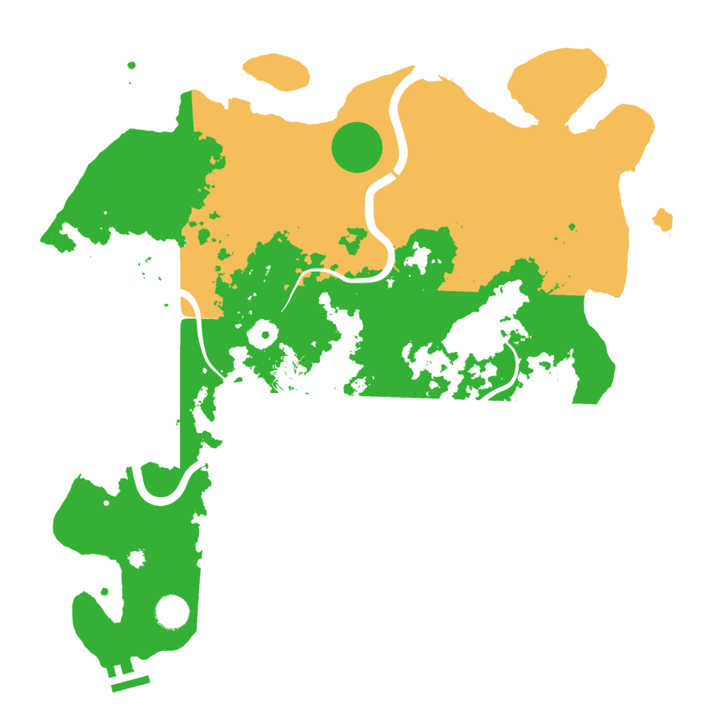 Biome Rust Map: Procedural Map, Size: 3750, Seed: 21951886